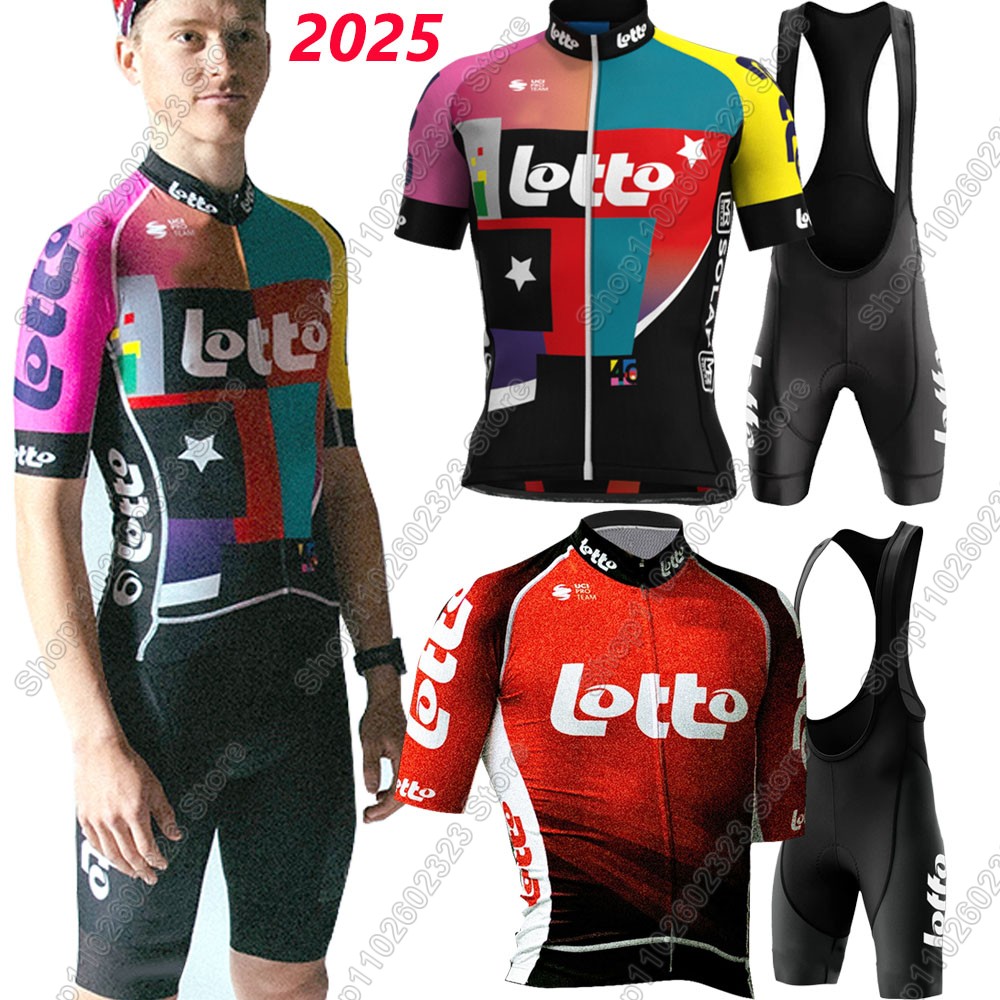 Cycling Community - Zestaw kolarski Lotto Team 2025 Koszulka