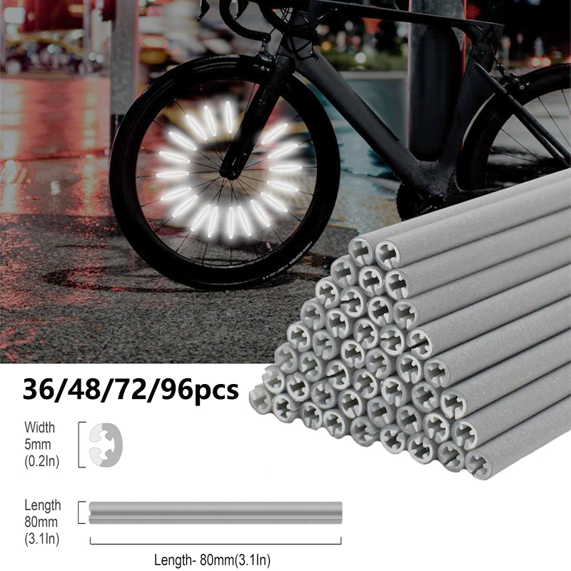 Spoke Reflector Set - 36/48/72/96 sztuk 8cm odblaski na szprychy