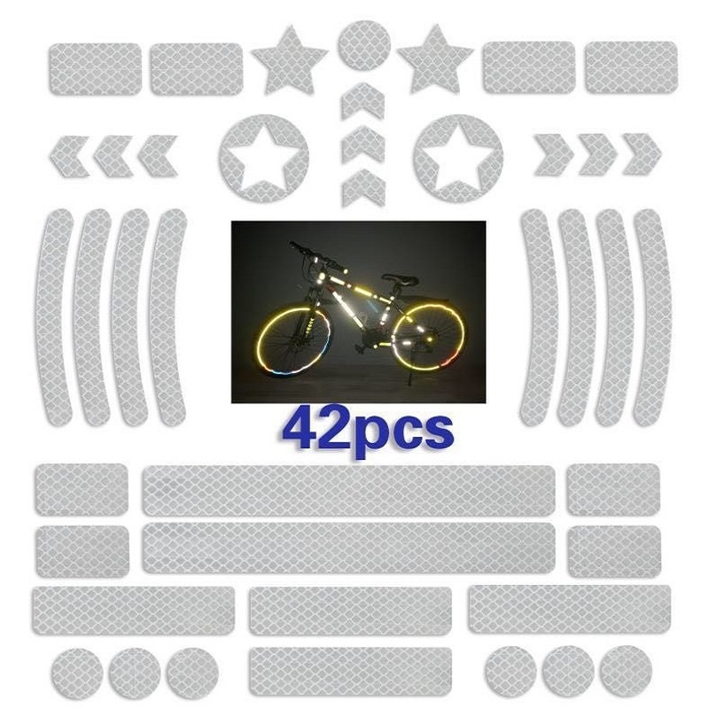 42 sztuk/zestaw samoprzylepne  – Spoke Reflector Set recenzja i cena