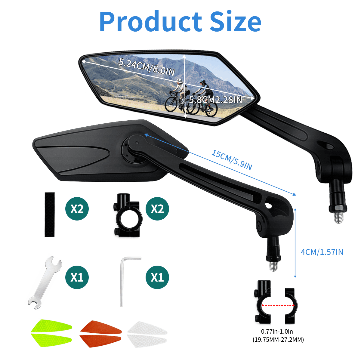 Para regulowanych lusterek row – Cycling Zones recenzja i cena