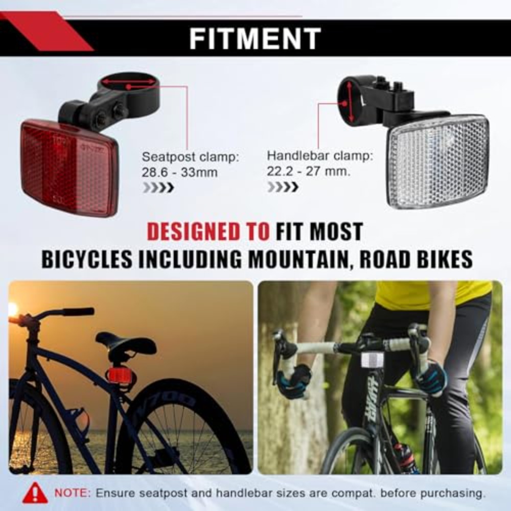 Zestaw 8 odblasków rowerowych  – Spoke Reflector Set recenzja i cena