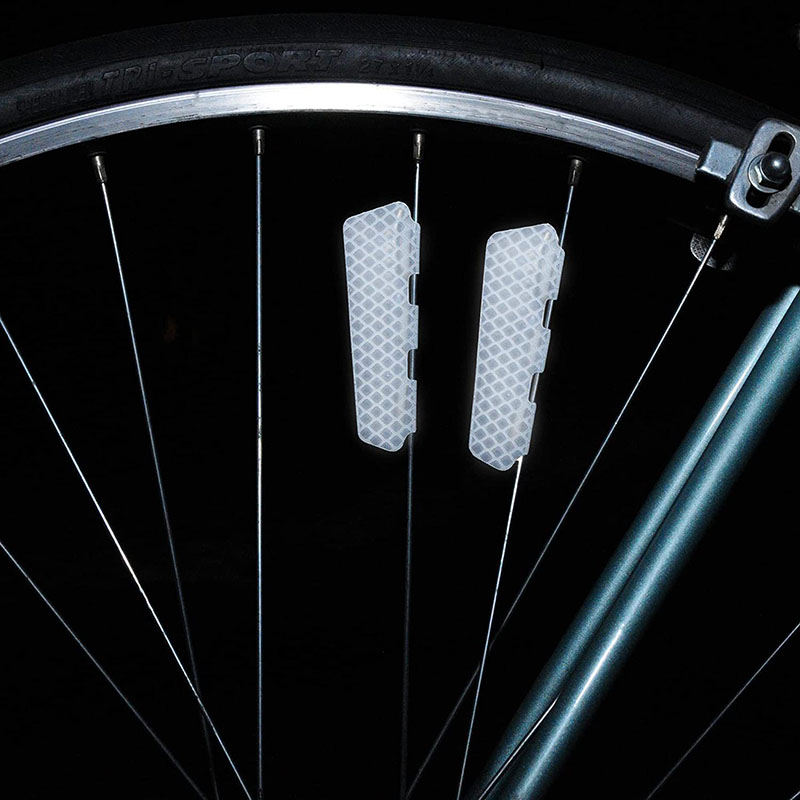 4 szt./zestaw Naklejki odblask – Spoke Reflector Set recenzja i cena