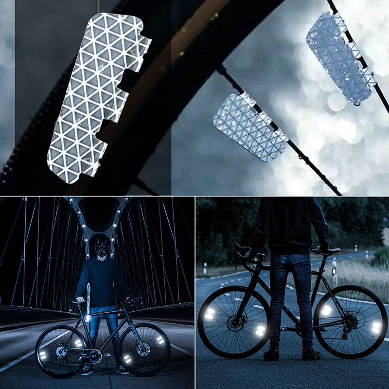 4 szt./zestaw Naklejki odblask – Spoke Reflector Set recenzja i cena