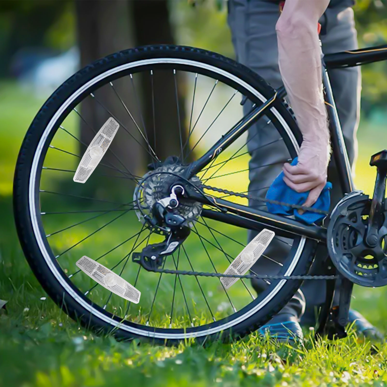 Odblaski na szprychy rowerowe  – Spoke Reflector Set recenzja i cena